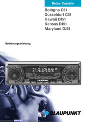 Blaupunkt Kansas DJ 51 Bedienungsanleitung