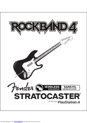 Mad Catz Rock Band 4 Wireless Fender Stratocaster Guitar Controller Handbuch