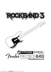 Mad Catz Rock Band 3 Fender PrecisionBass Handbuch