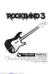 Mad Catz RockBand 3 Fender Stratocaster Handbuch