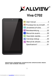 Allview Viva C702 Betriebsanleitung