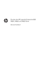 HP LaserJet Enterprise 600 M603 Benutzerhandbuch