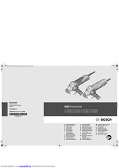 Bosch GWS Professional 13-125 CIEX Originalbetriebsanleitung
