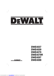 DeWalt DWE4597 Originalanweisungen
