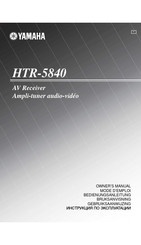 Yamaha HTR-5840 Bedienungsanleitung