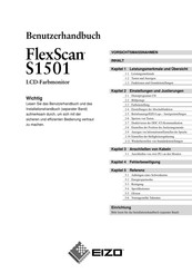 Eizo FlexScan S1501 Benutzerhandbuch