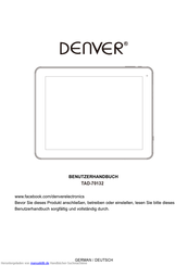 Denver TAD-70132 Benutzerhandbuch