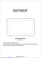 Denver TAD-10102 Benutzerhandbuch