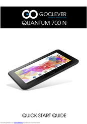 Goclever QUANTUM 700 N Schnellstartanleitung