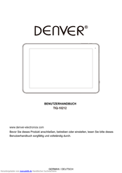 Denver TIQ-10212 Benutzerhandbuch