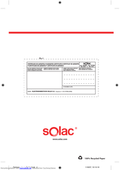 Solac TH8310 Gebrauchsanleitung