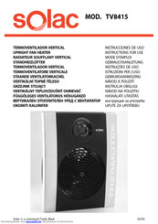 Solac TV8415 Gebrauchsanleitung