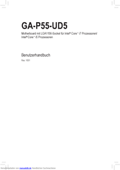 GIGABYTE GA-P55-UD5 Benutzerhandbuch