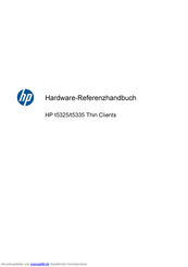 HP t5325 Hardware-Referenzhandbuch