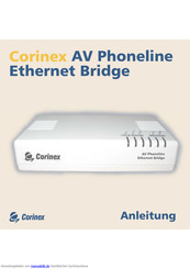 Corinex AV Phoneline Anleitung