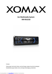 Xomax XM-RSU218 Anleitung