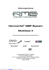 RME Audio Multiface II Bedienungsanleitung