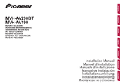 Pioneer MVH-AV290BT Installationsanleitung