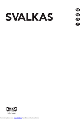IKEA SVALKAS Handbuch
