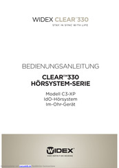 Widex CLEAR 330 C3-XP Bedienungsanleitung