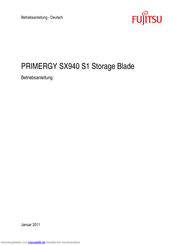 Fujitsu PRIMERGY SX940 S1 Betriebsanleitung
