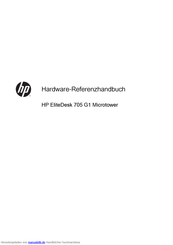 HP EliteDesk 705 G1 Microtower Hardware-Referenzhandbuch