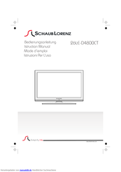 Schaub Lorenz 26LE-D4800CT Bedienungsanleitung