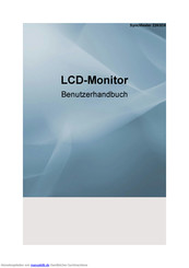 Samsung SyncMaster 2263DX Benutzerhandbuch