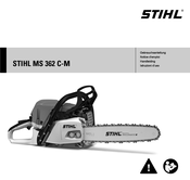 Stihl MS 362 C-M Gebrauchsanleitung