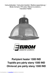 Eurom 1500 IND Bedienungsanleitung
