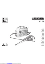 Kärcher K 2.25 Handbuch