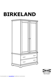 IKEA BIRKELAND Montageanleitung