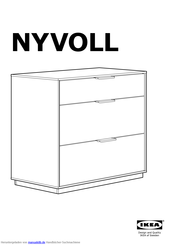 IKEA NYVOLL Montageanleitung