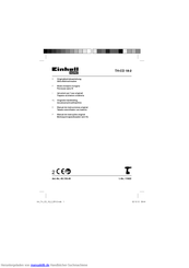Einhell TH-CD 18-2 Originalbetriebsanleitung
