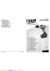 Ferm FDCD-1440K2 Gebrauchsanweisung