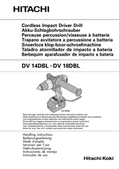 Hitachi DV 18DBL Bedienungsanleitung