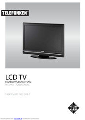 Telefunken T40KWM883 FHD DVB-T Bedienungsanleitung
