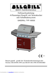 Allgrill 100533 Gebrauchsanleitung