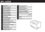 Epson EPL-N2550 Installationshandbuch