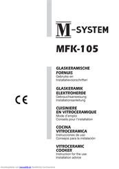 M-System MFK-105 Gebrauchsanweisung Und Installationsanleitung