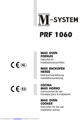 M-System PRF 1060 Gebrauchsanweisung Und Installationsanleitung