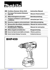 Makita BHP459 Betriebsanleitung