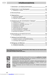 Smeg PNL705ES Gebrauchsanweisung