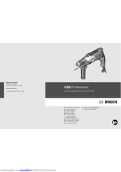 Bosch gsb 20-2 re Professional Originalbetriebsanleitung