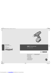 Bosch gsr 14,4 Professional Originalbetriebsanleitung