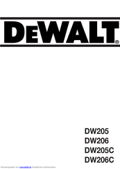 DeWalt DW206C Handbuch
