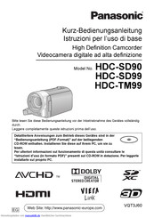 Panasonic HDC-TM99 Bedienungsanleitung