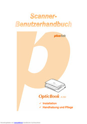 Plustek OpticBook A300 Benutzerhandbuch