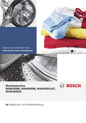 Bosch WAW32590 Gebrauchsanleitung