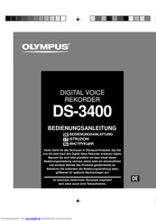 Olympus DS-3400 Bedienungsanleitung